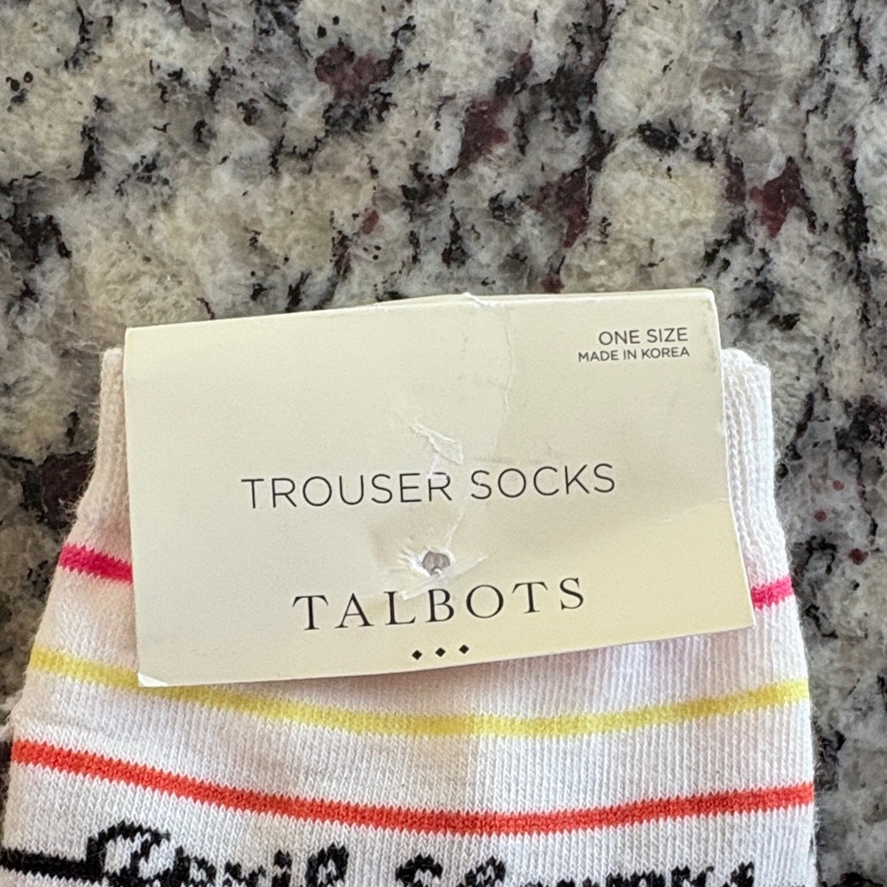 Talbots Spring Trouser Socks - Picture 2 of 4
